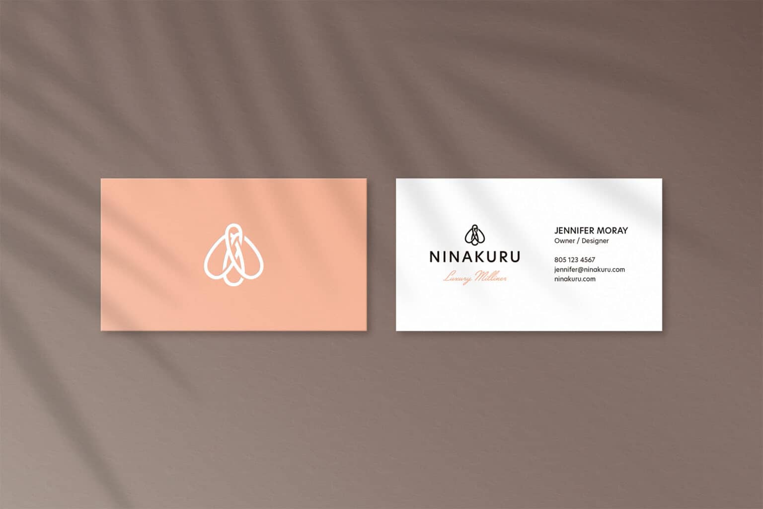 Business card design for Ninakuru.
